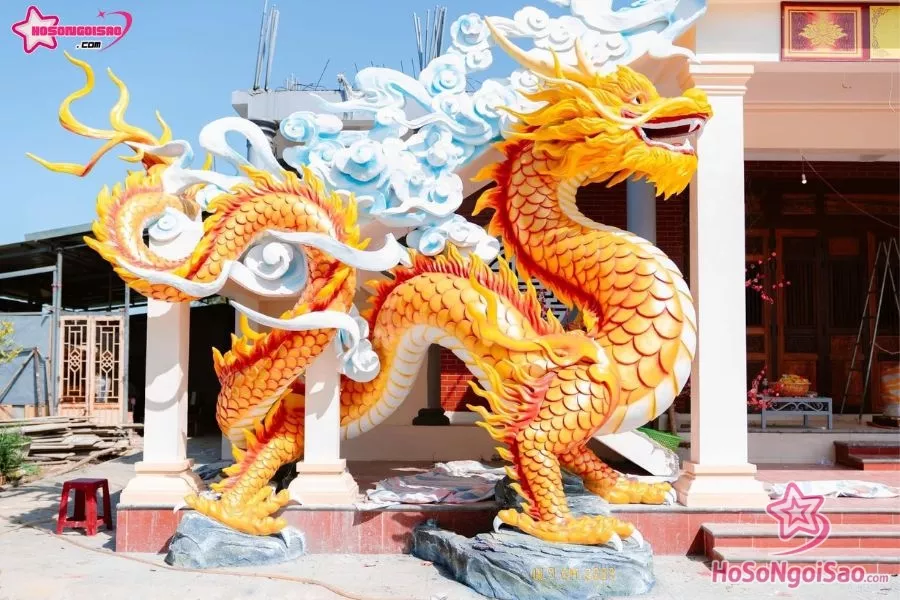 Linh vật rồng ở Chùa Vân An