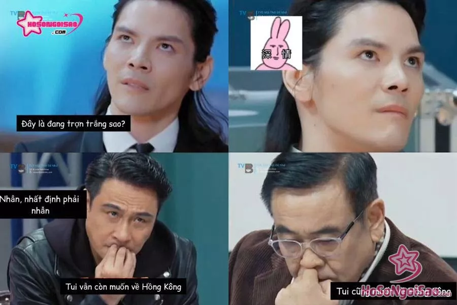 Hướng Tá gây “lố” với khả năng diễn xuất ba chấm trên sóng truyền hình