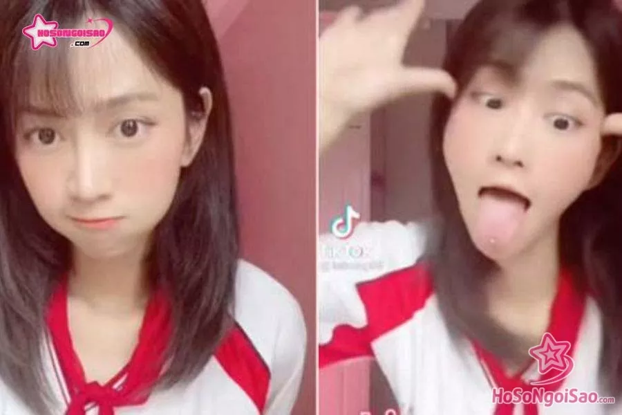 Lê Bống gây phản cảm bởi video lè lưỡi