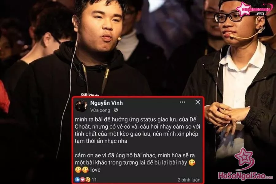 Godthic thông báo tạm thời ẩn track vì câu từ nhạy cảm