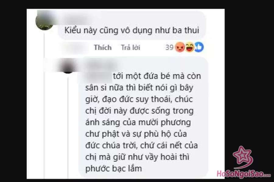 Bình luận ác ý dành cho con của Hồ Ngọc Hà 