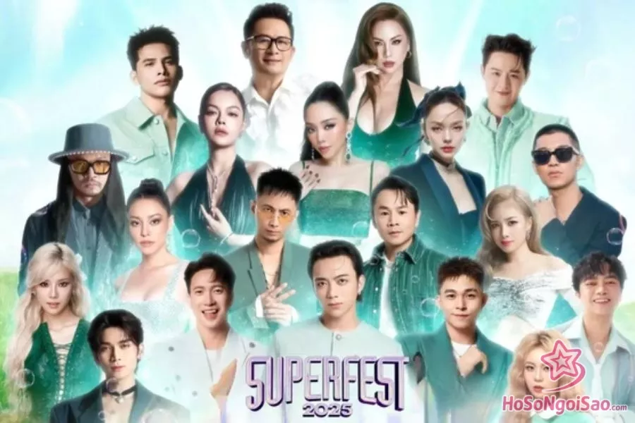 Dàn Line-up đỉnh cao của SUPERFEST 2025