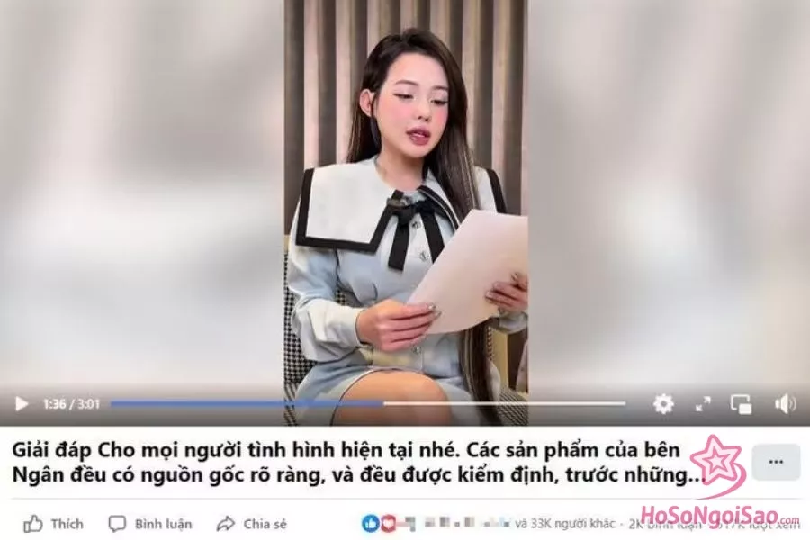 Tối ngày 21/5, Ngân 98 đã lên tiếng chính thức về vụ việc 