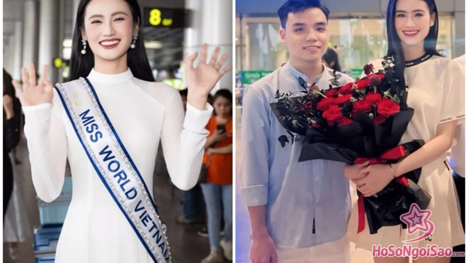 Bạn Trai Vắng Mặt Khi Hoa hậu Ý Nhi Trở Về Sau Miss World