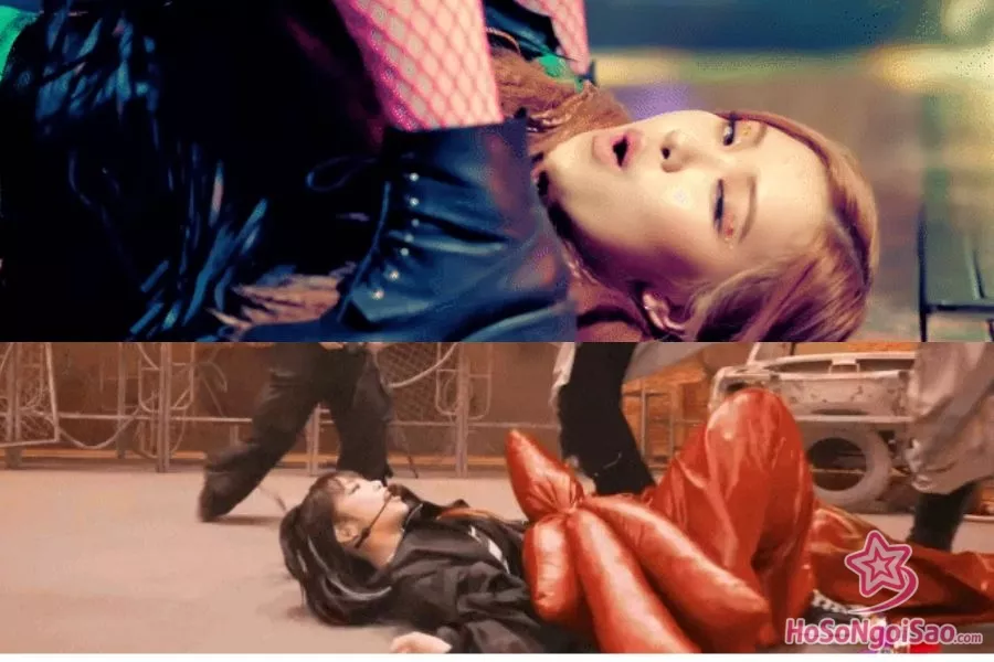 Động tác của Ánh Sáng Aza được cho là giống với vũ đạo của BLACKPINK 