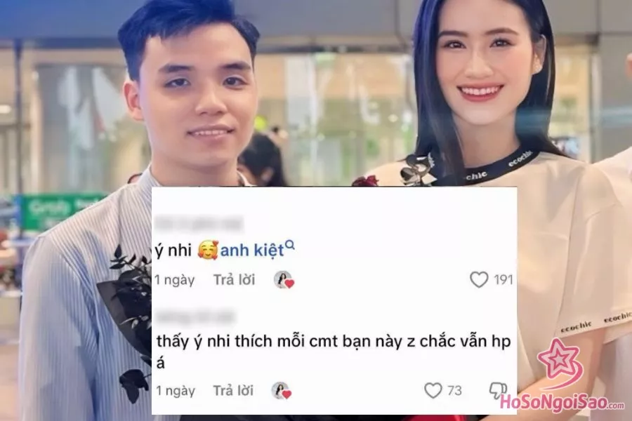 Hoa hậu Ý Nhi có phản ứng gây chú ý
