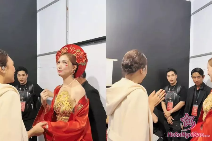 Màn tương tác ngắn đáng yêu giữa Mỹ Tâm và Hoà Minzy