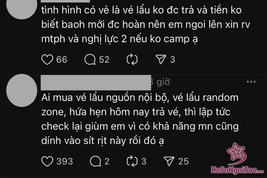 Người mua vé dậy sóng vì bị mất vé gần sát concert