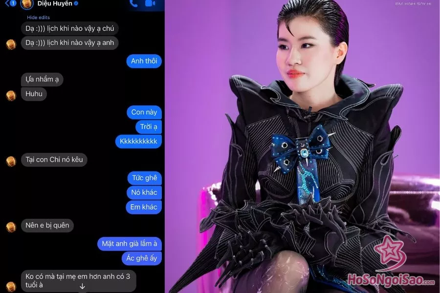 Pháo cho biết Trấn Thành chỉ nhỏ hơn mẹ cô có 3 tuổi
