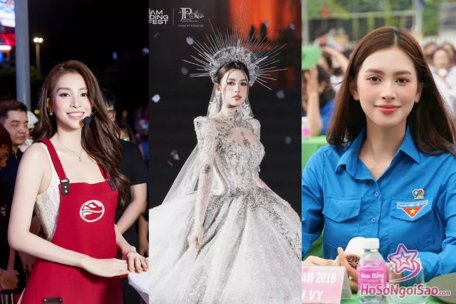 Tiểu Vy liên tục cập nhật hình ảnh tham gia các hoạt động xã hội và công việc của mình