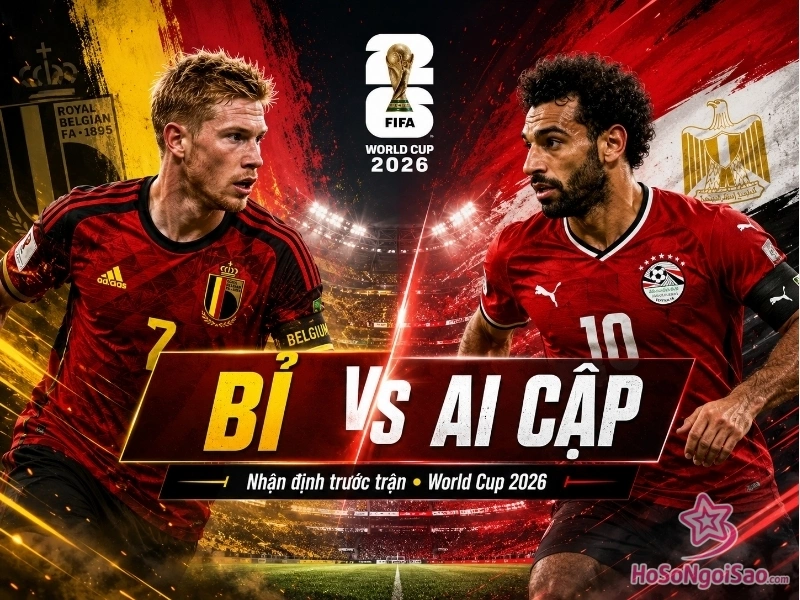 nhan dinh bi vs ai cap 2 Bỉ vs Ai Cập: Nhận định, đội hình và DỰ ĐOÁN tỷ số World Cup 2026 Nhận định Bỉ vs Ai Cập